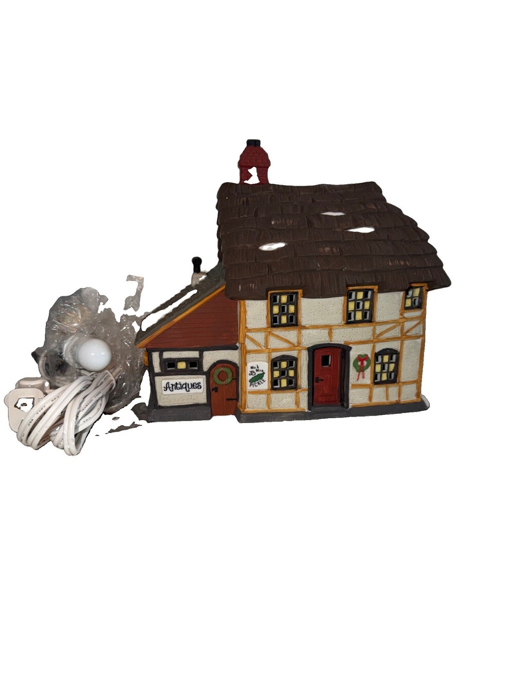 Department 56 Mr And Mrs Pickle Dickens Village Series Light Up Christmas House